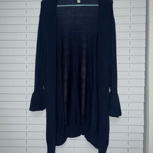 Basic Editions Dark Blue Women's Cardigan
